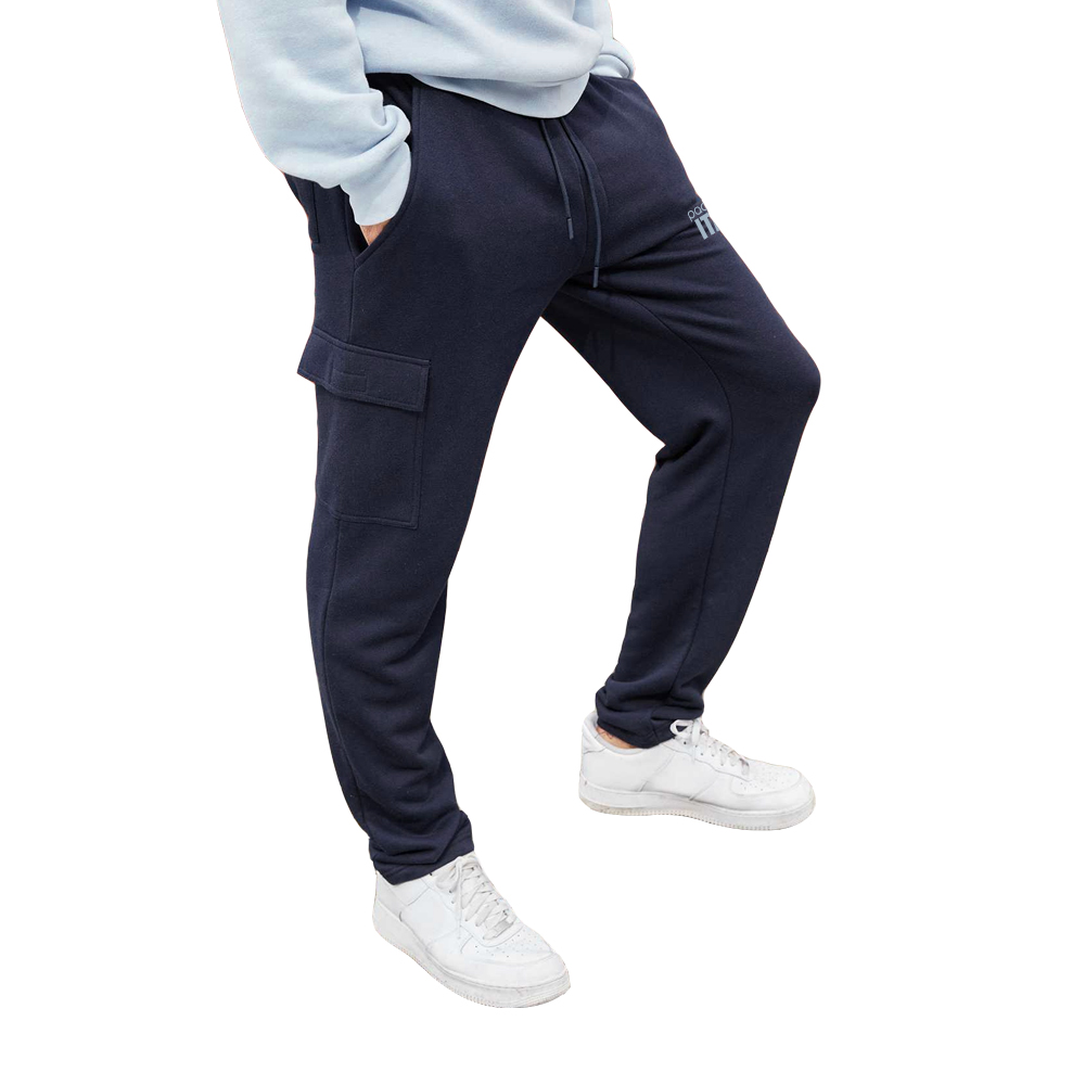 Pantalone Tuta Sportivo Napoli Anno 1926 – Colore Nero – Cotone Felpato, Vita Elastica Con Coulisse, Tasche Laterali E Posteriore