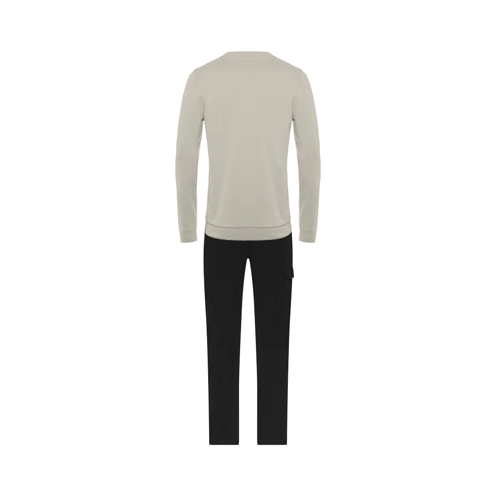 Ensemble Jogging Bébé Fille Prénatal - Sweat Et Leggings En Coton Doux - Bleu Et Rose - Taille élastique